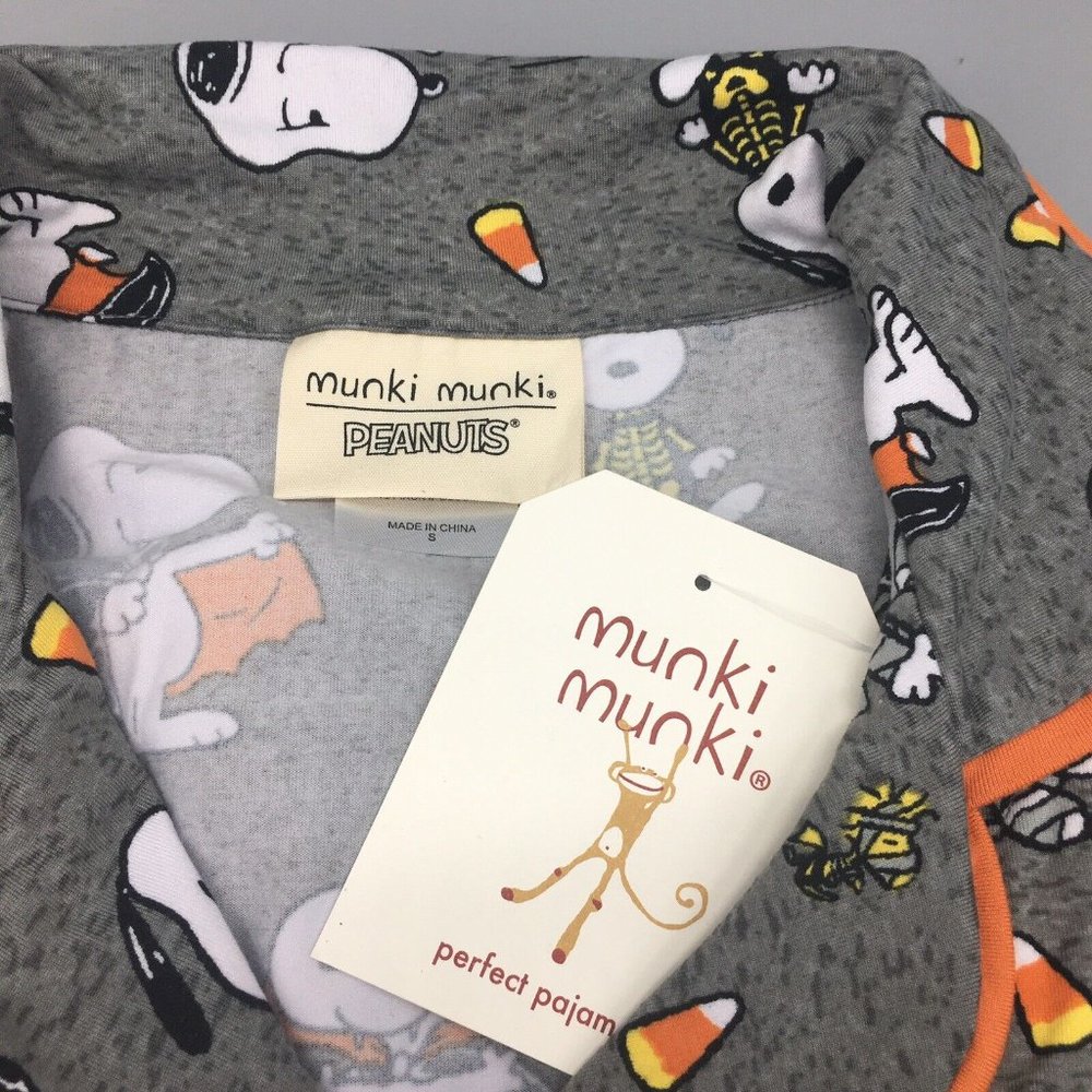 2pc Munki Munki Halloween Snoopy Costume Womens Pajama Set Lounge Size MEDIUM - Picture 10 of 12
